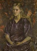 Painting of Anna Mahler unknow artist